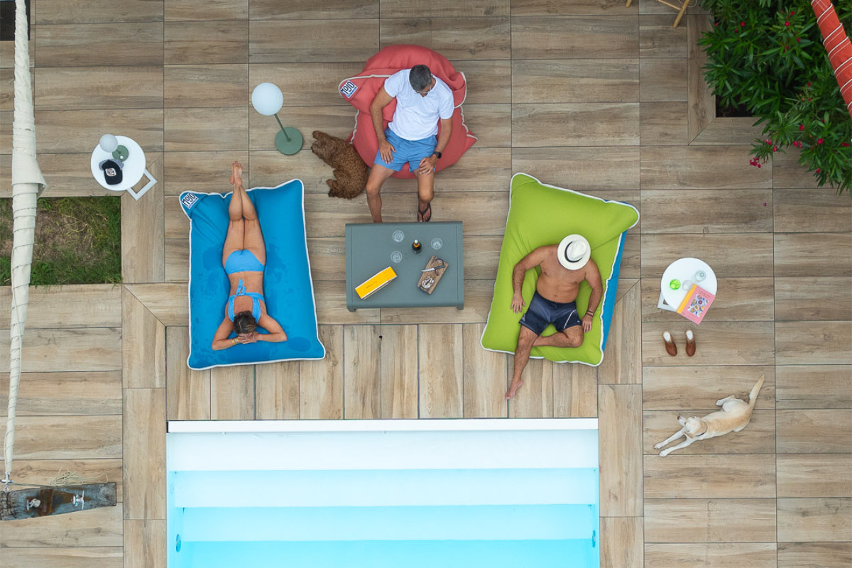meilleur pouf piscine