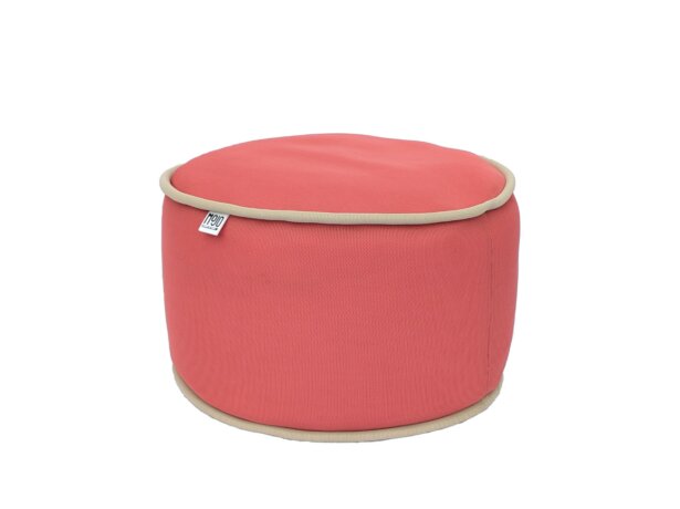 Pouf extérieur MOJO POUF-POUF Corail / Beige