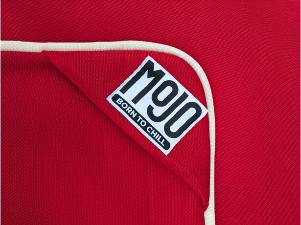 Coussin extérieur flottant MOJO WATER POUF Rouge écarlate / Blanc