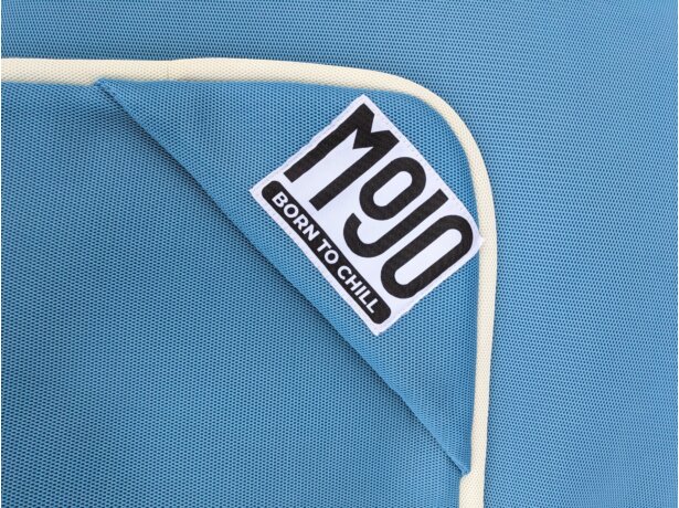 Coussin extérieur flottant MOJO WATERPOUF Turquoise / Blanc